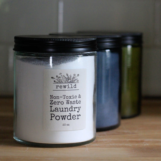 rewild laundry powder jar