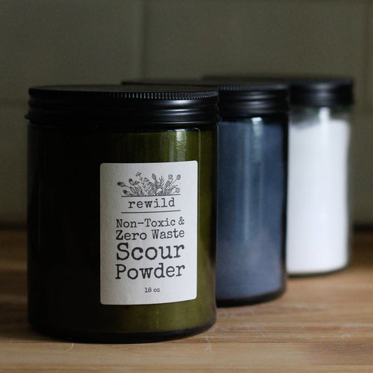 rewild scour powder jar