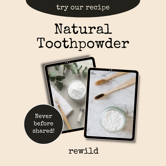cover photo promoting our toothpowder recipe